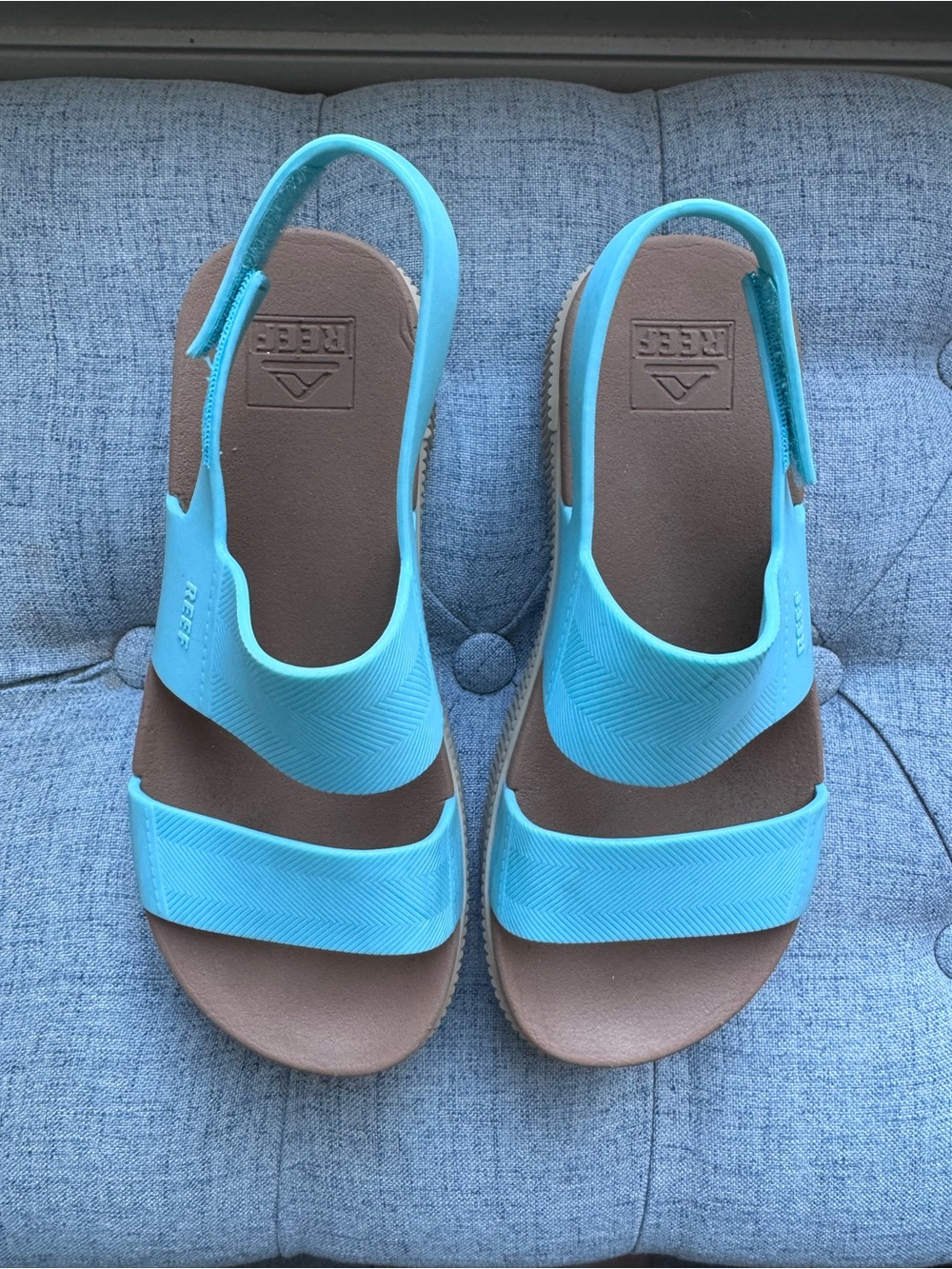 Reef Women’s Turquoise Slingback Dual-Strap Sandals